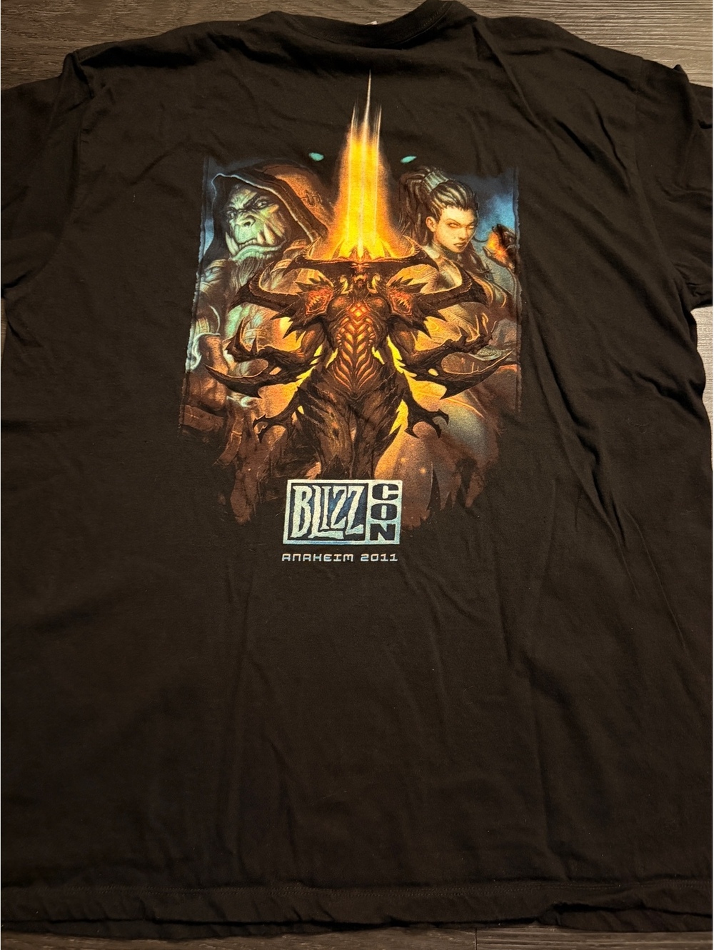 Vtg 2011 BlizzCon Anaheim Convention Center Shirt L